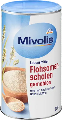 Flohsamenschalen gemahlen, 250 g Mivolis