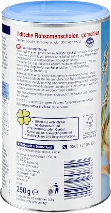 Flohsamenschalen gemahlen, 250 g Mivolis