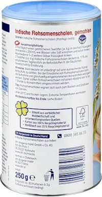Flohsamenschalen gemahlen, 250 g Mivolis
