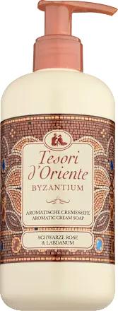 Flüssigseife Byzantium, schwarze Rose & Labdanum, 300 ml Tesori d'Oriente