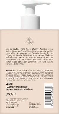 Flüssigseife Charmy Yasmine, 300 ml BE ROUTINE