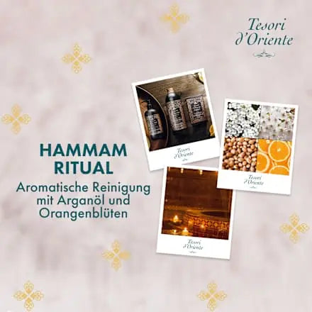 Flüssigseife Hammam, Arganöl & Orangenblüte, 300 ml Tesori d'Oriente
