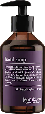 Flüssigseife Rhubarb Raspberry, 250 ml Jean&Len