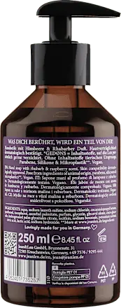 Flüssigseife Rhubarb Raspberry, 250 ml Jean&Len