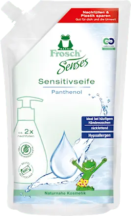 Flüssigseife sensitiv reine Pflege Nachfüllpack, 500 ml Frosch