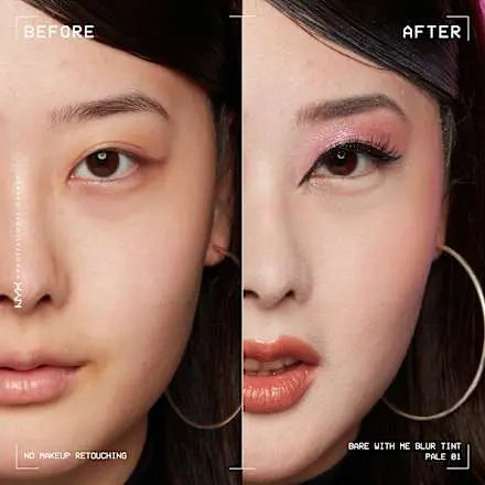 Foundation Bare With Me Blur Tint 01 Pale, 30 ml NYX PROFESSIONAL MAKEUP