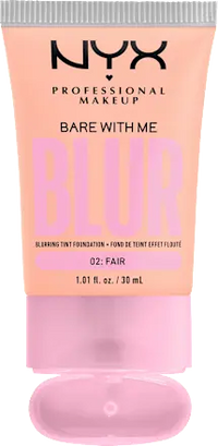 Foundation Bare With Me Blur Tint 02 Fair, 30 ml NYX PROFESSIONAL MAKEUP