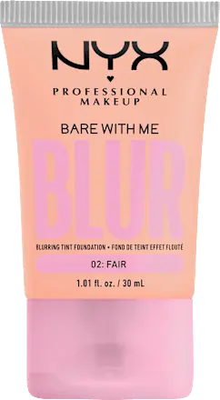 Foundation Bare With Me Blur Tint 02 Fair, 30 ml NYX PROFESSIONAL MAKEUP