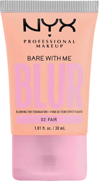Foundation Bare With Me Blur Tint 02 Fair, 30 ml NYX PROFESSIONAL MAKEUP