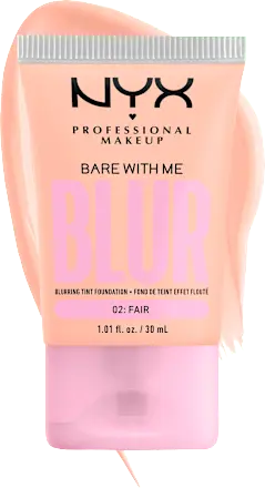 Foundation Bare With Me Blur Tint 02 Fair, 30 ml NYX PROFESSIONAL MAKEUP