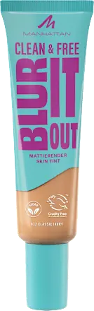 Foundation Clean & Free Blur It Out Skin Tint 32 Classic Ivory, 30 ml MANHATTAN Cosmetics