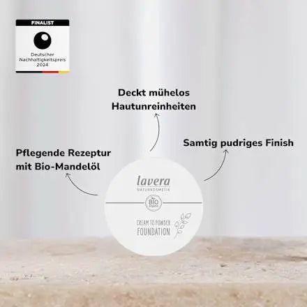 Foundation Cream To Light 01, 10,5 g lavera NATURKOSMETIK