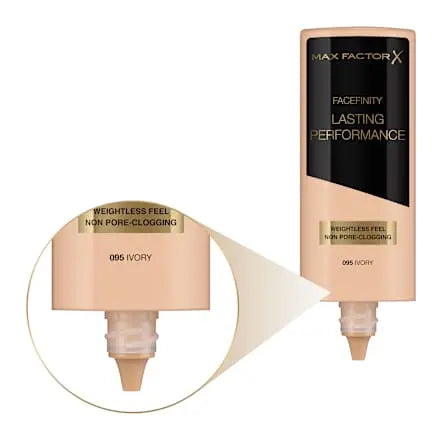 Foundation Facefinity Lasting Performance 95 Ivory, 35 ml MAX FACTOR
