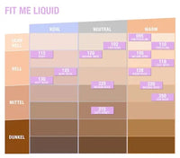 Foundation Fit Me Liquid 125 Nude Beige, LSF 18, 30 ml MAYBELLINE NEW YORK