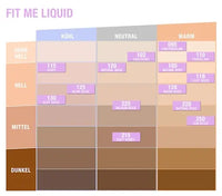 Foundation Fit Me Liquid 225 Medium Buff, 30 ml MAYBELLINE NEW YORK