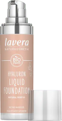Foundation Hyaluron Liquid 01 Natural Ivory, 30 ml lavera NATURKOSMETIK