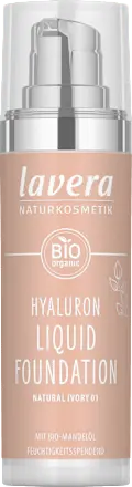 Foundation Hyaluron Liquid 01 Natural Ivory, 30 ml lavera NATURKOSMETIK