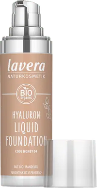 Foundation Hyaluron Liquid 04 Cool Honey, 30 ml lavera NATURKOSMETIK