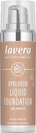 Foundation Hyaluron Liquid 04 Cool Honey, 30 ml lavera NATURKOSMETIK