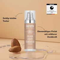 Foundation Hyaluron Liquid 04 Cool Honey, 30 ml lavera NATURKOSMETIK