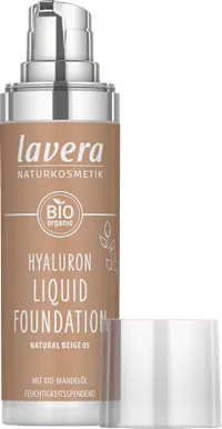 Foundation Hyaluron Liquid 05 Natural Beige, 30 ml lavera NATURKOSMETIK