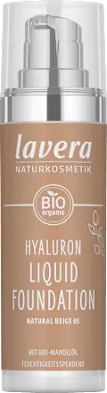 Foundation Hyaluron Liquid 05 Natural Beige, 30 ml lavera NATURKOSMETIK