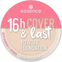 Foundation Puder 16h Cover & Last 01 Porcelaine, 8 g essence