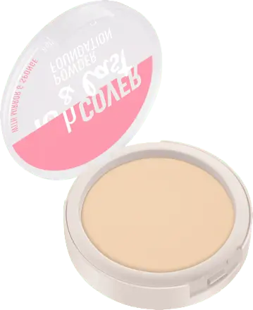 Foundation Puder 16h Cover & Last 01 Porcelaine, 8 g essence