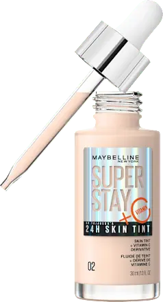 Foundation Super Stay 24H Skin Tint 02 Naked Ivory, 30 ml MAYBELLINE NEW YORK