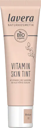 Foundation Vitamin Skin Tint 02 Medium, 30 ml lavera NATURKOSMETIK