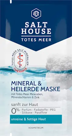 Gesichtsmasken Totes Meer Therapie Mineral & Heilerde, 14 ml Salthouse