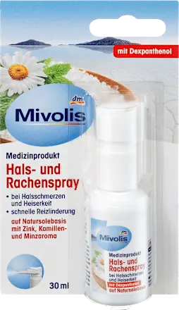 Hals- und Rachenspray, 30 ml Mivolis