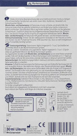 Hals- und Rachenspray, 30 ml Mivolis