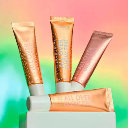 Highlighter All Over Glow Tint 020 Keep Blushing, 15 ml CATRICE