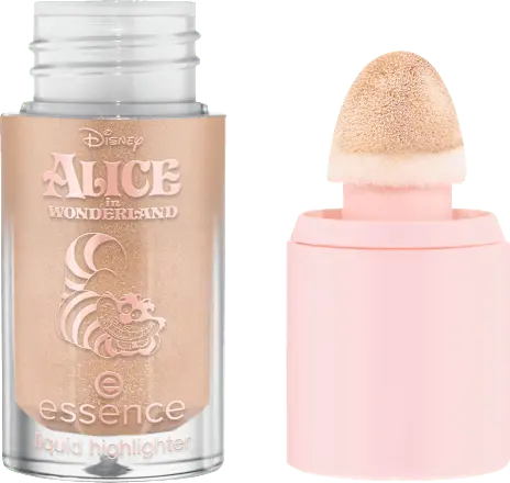 Highlighter Disney Alice In Wonderland Liquid 01 Grin & Glow, 4 ml essence