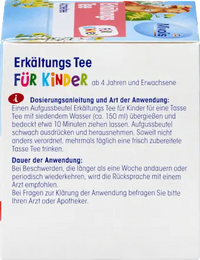Kindertee, Erkältungs Tee (12 Beutel), 18 g Mivolis