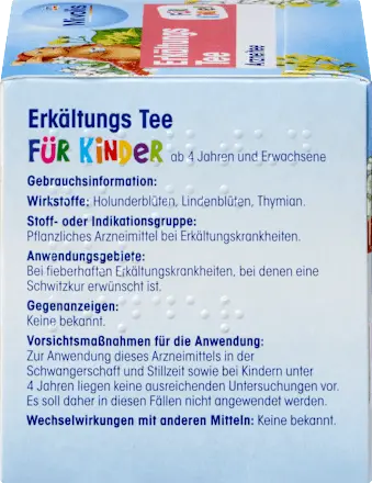 Kindertee, Erkältungs Tee (12 Beutel), 18 g Mivolis