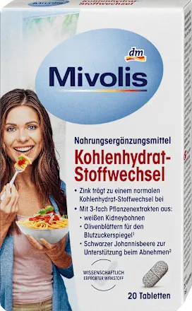 Kohlenhydrat-Stoffwechsel, 20 St., 16 g Mivolis