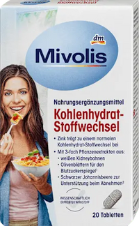 Kohlenhydrat-Stoffwechsel, 20 St., 16 g Mivolis