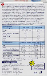 Kohlenhydrat-Stoffwechsel, 20 St., 16 g Mivolis