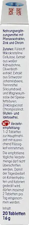 Kohlenhydrat-Stoffwechsel, 20 St., 16 g Mivolis