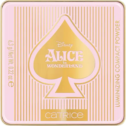 Kompakt Puder Disney Alice In Wonderland Luminizing C01 Slightly Confused, 6,3 g CATRICE