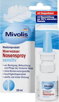 Meerwasser Nasenspray Sensitiv, 20 ml Mivolis
