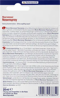 Meerwasser Nasenspray, 20 ml Mivolis