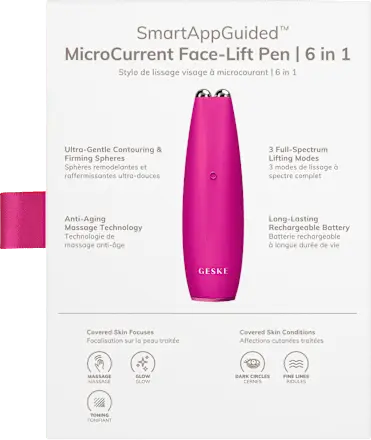 MicroCurrent Face-Lift Pen 6 in 1 Magenta, 1 St GESKE