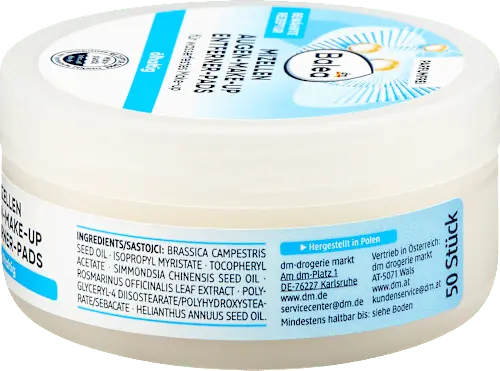 Mizellen Augen-Make-up Entferner-Pads ölhaltig, 50 St Balea