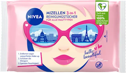 Mizellen Reinigungstücher Design Edition Städtetour, 25 St NIVEA