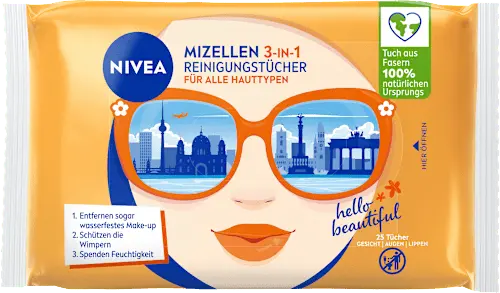 Mizellen Reinigungstücher Design Edition Städtetour, 25 St NIVEA