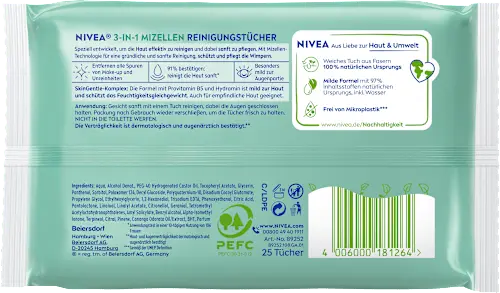 Mizellen Reinigungstücher Design Edition Städtetour, 25 St NIVEA