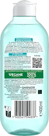 Mizellenwasser Hautklar All in 1, 400 ml Garnier Skin Active